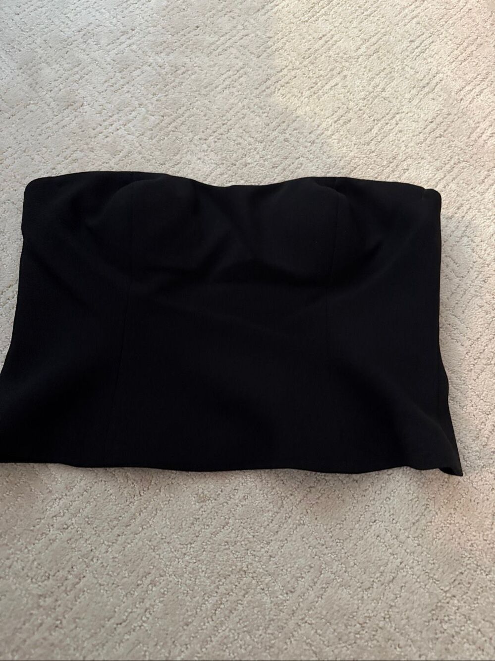 Eliza J Black Sweetheart Bustier Size 10